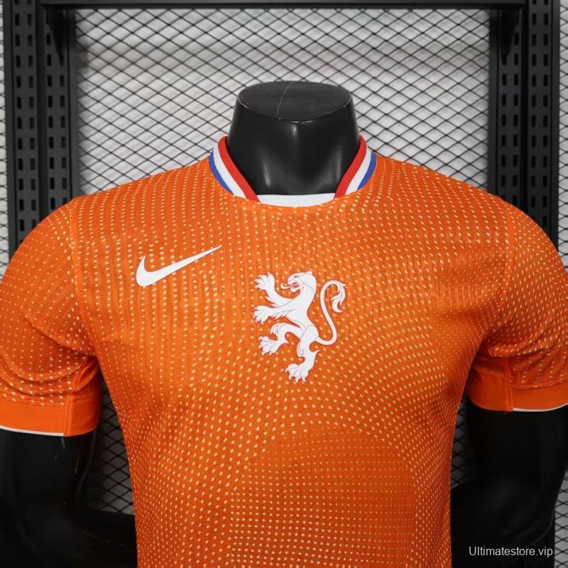 Player Version 2025 Netherlands Home Jersey