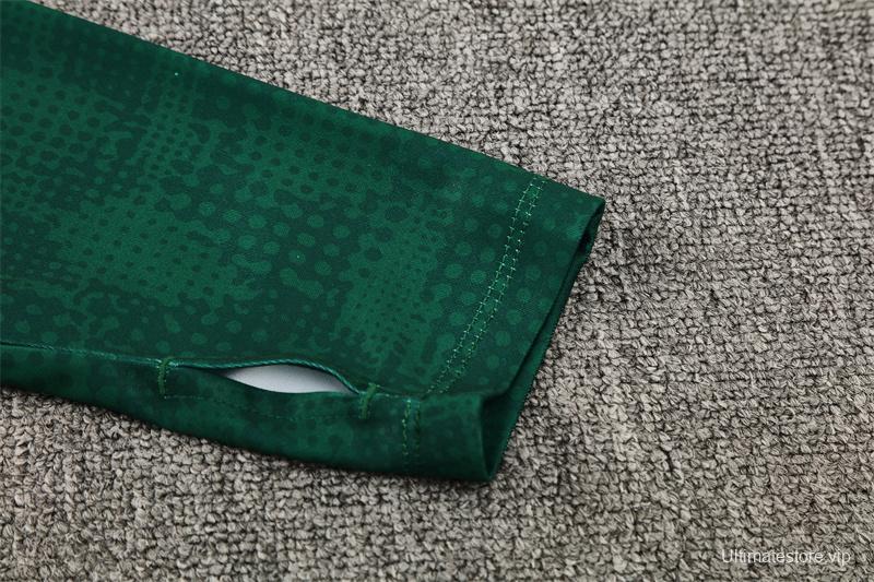 25/26 AC Milan Green Camouflage Half Zipper Jacket+Long Pants