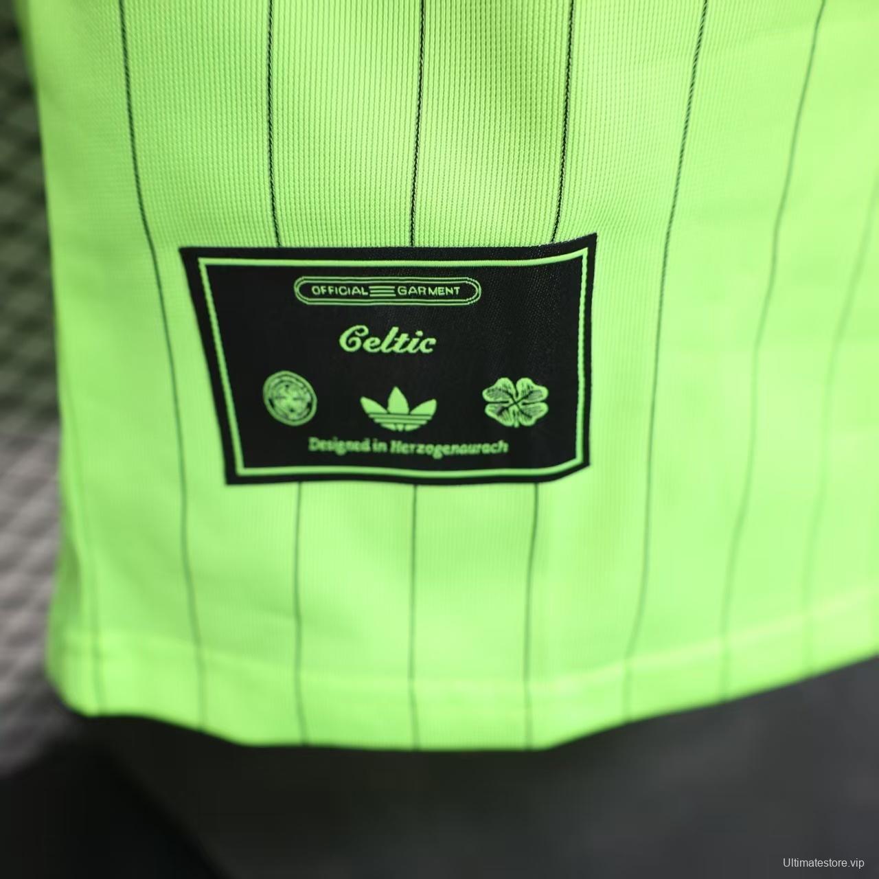 Player Version 25/26 Celtic Adidas Original Green Jersey