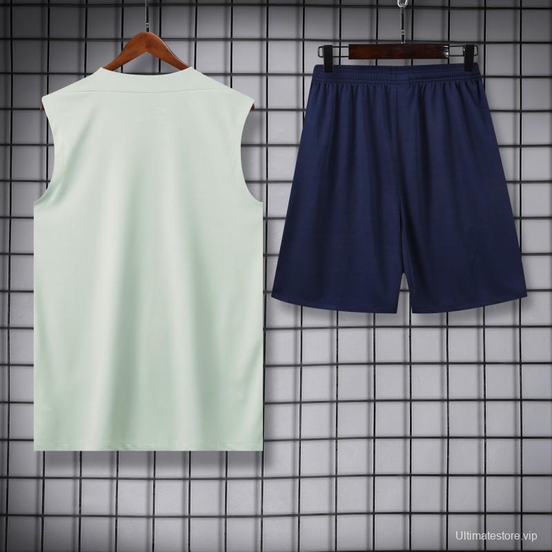 25/26 Chelsea Light Green Vest Jersey+Shorts