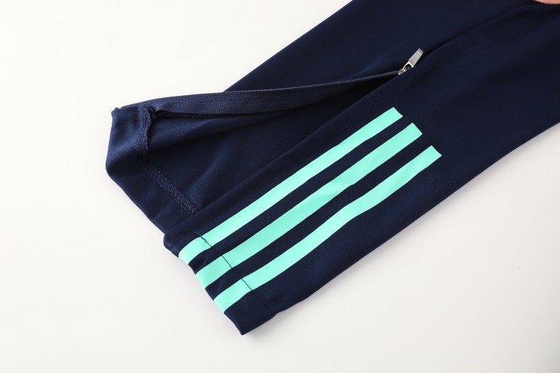 25/26 Ajax Navy Half Zipper Jacket+Long Pants
