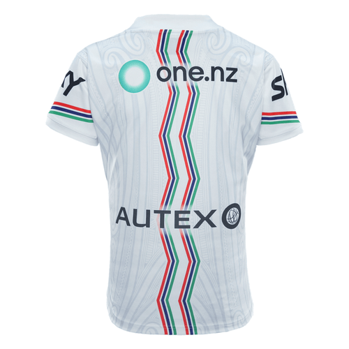 25/26 New Zealand Warriors White with Māori Heritage Jersey