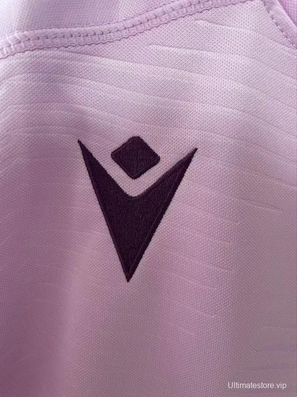 2026 Scotland Pink with Purple Trim Jersey