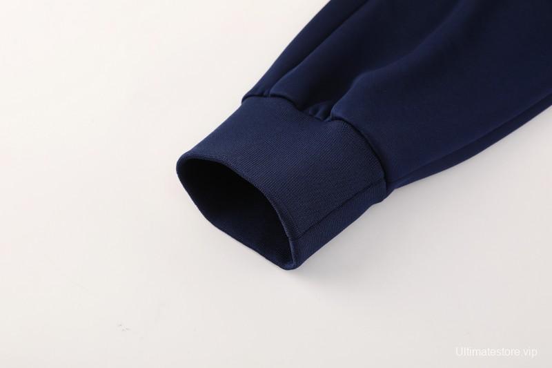 25/26 Napoli White Full Zipper Jacket+Long Pants