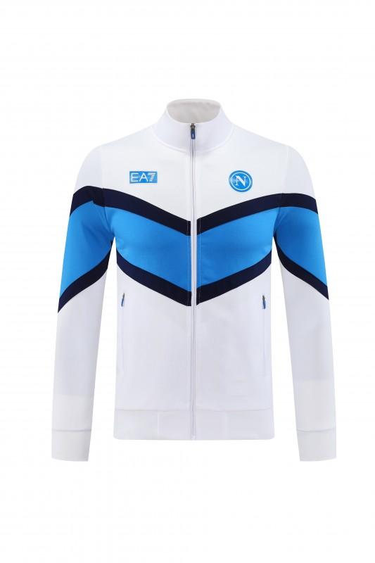 25/26 Napoli White Full Zipper Jacket+Long Pants