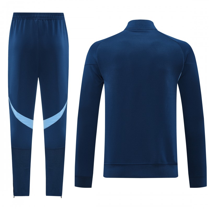 2025 Adidas Azure Blue Full Zipper Jacket+Long Pants