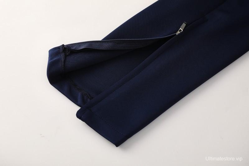 25/26 SSC Napoli White  Full zipper Jacket Tracksuit+ long pants