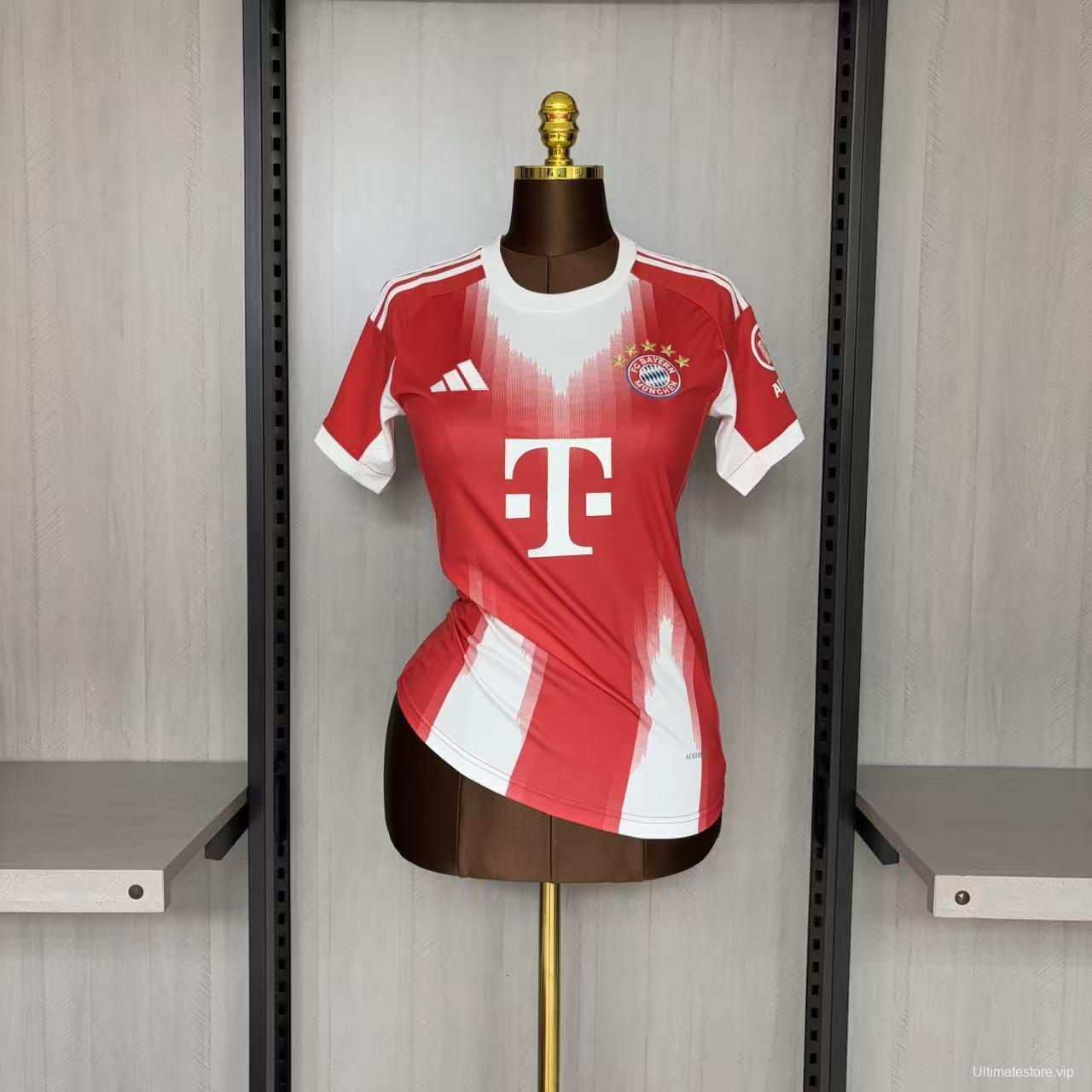 25/26 Women Bayern Munich Home Jersey