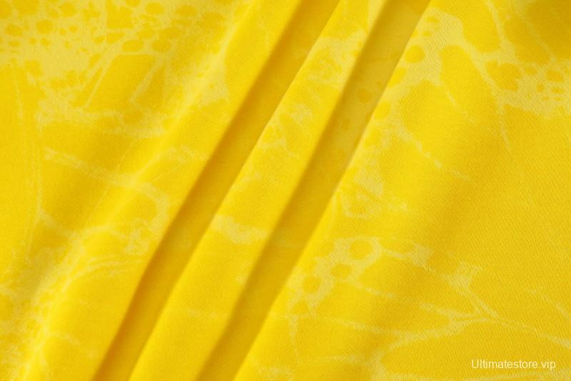 25/26 Colombia Yellow Embroidered Logo Hoodie