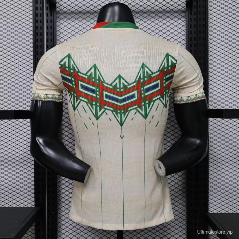 Player Version 2026 Portugal Cream with Geometric Tribal Pattern Special Edition  Jersey