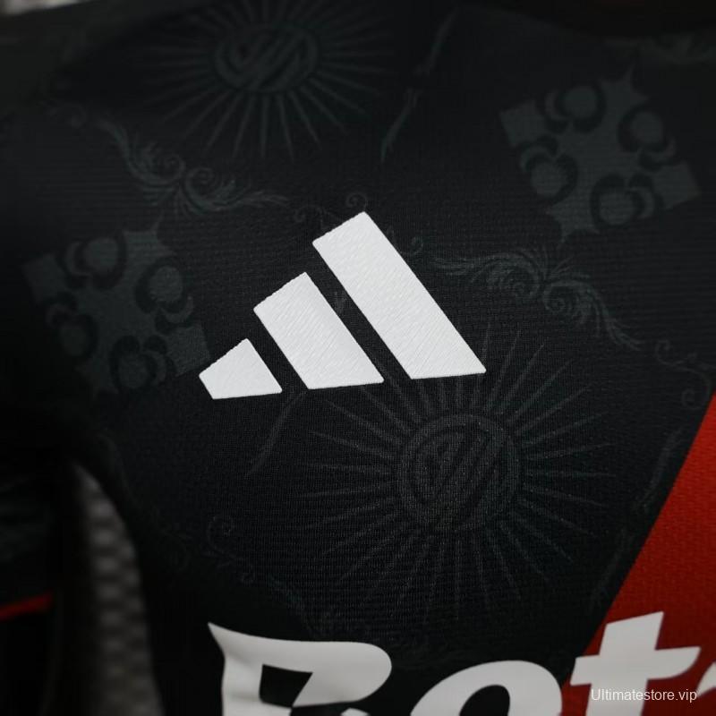 Player Version 26/27 River Plate Black with Red Diagonal Band Third Jersey