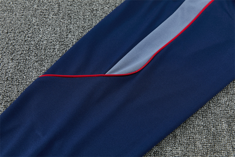 2026 England Navy Blue  Half Zipper Jacket Tracksuit + Long Pants (Nike)