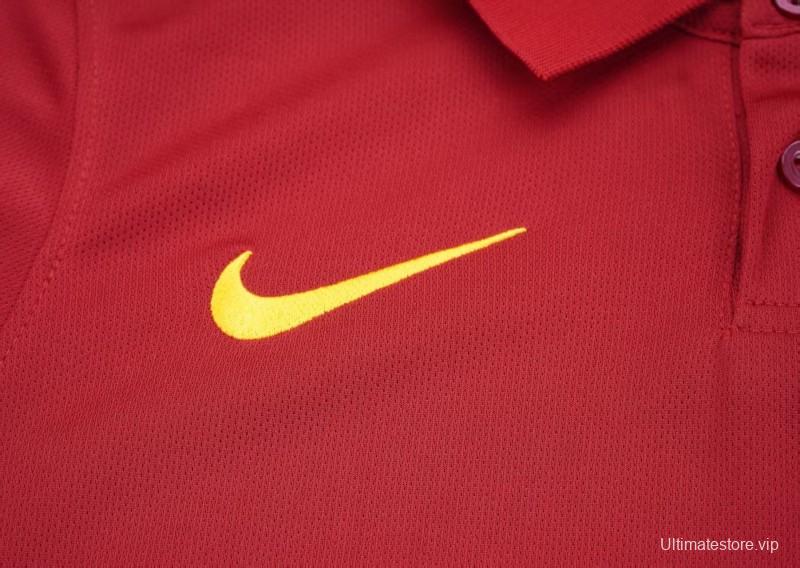 Retro Kids 14/15 AS Roma Maroon Home Jersey