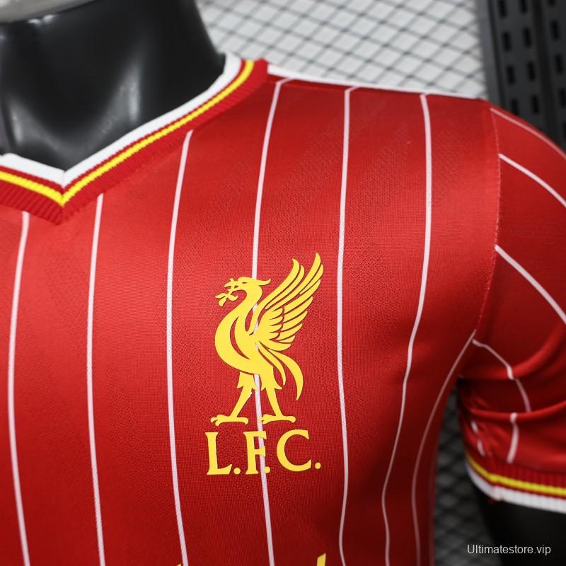 Player Version 26/27 Liverpool Red with White Pinstripe Home Jersey