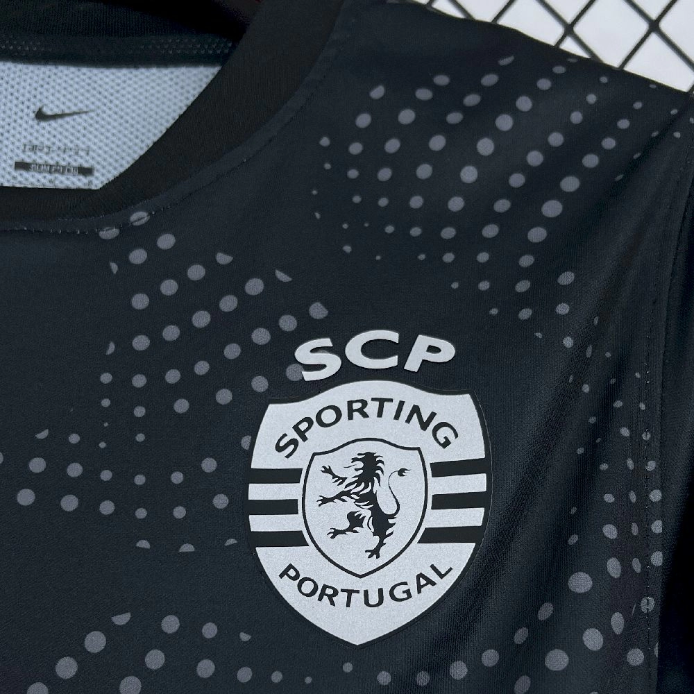 2025/26 Sporting CP Black Away Jersey