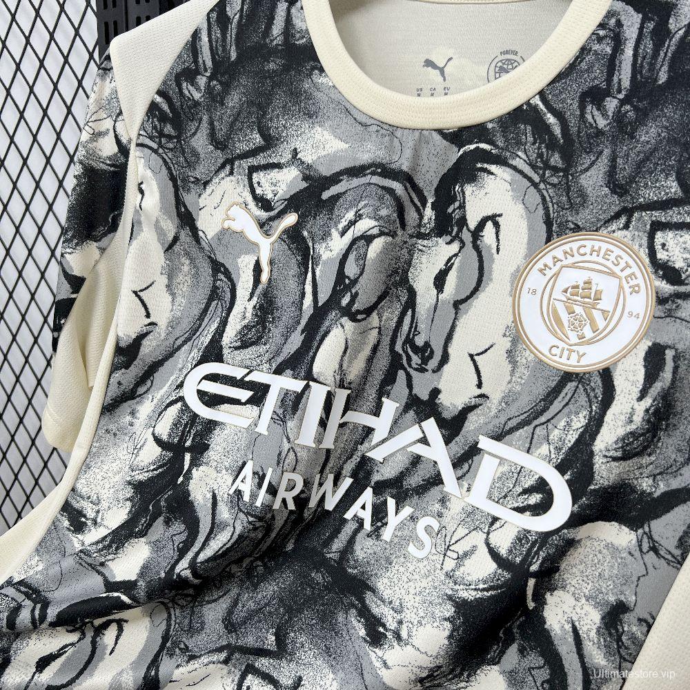 2025/26 Mens Manchester City Year Of The Horse Special Edition Jersey
