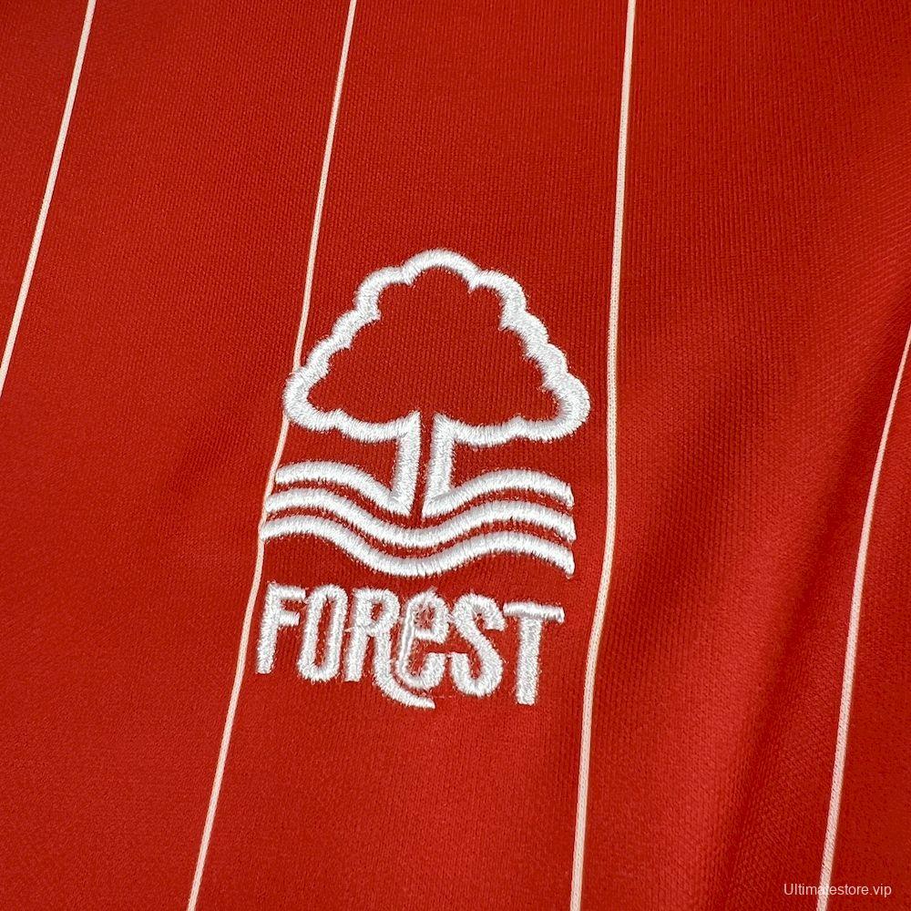 1982/84 Retro Nottingham Forest Home Jersey