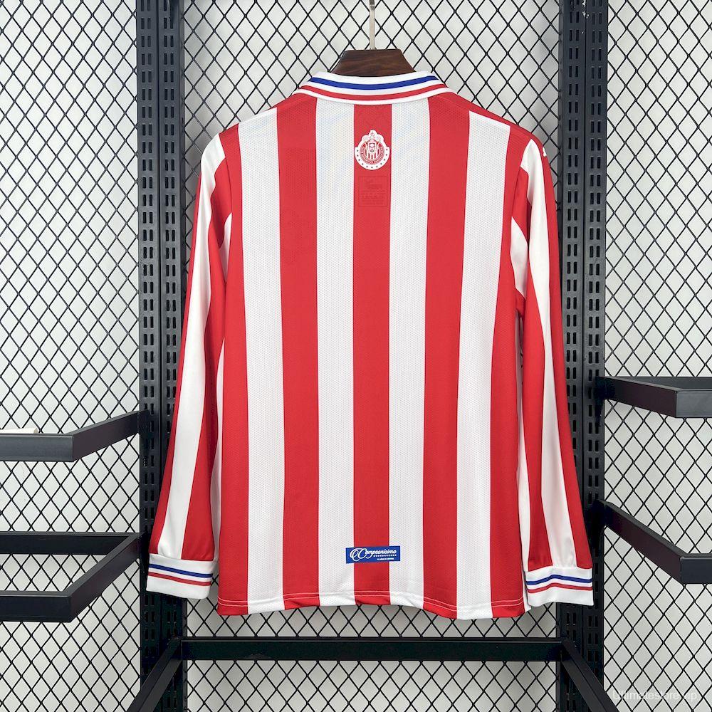 2016/17 Retro Chivas Guadalajara 110th Anniversary Long Sleeve Jersey