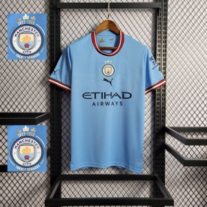 22/23 Manchester City Home With Treble Winners Patch