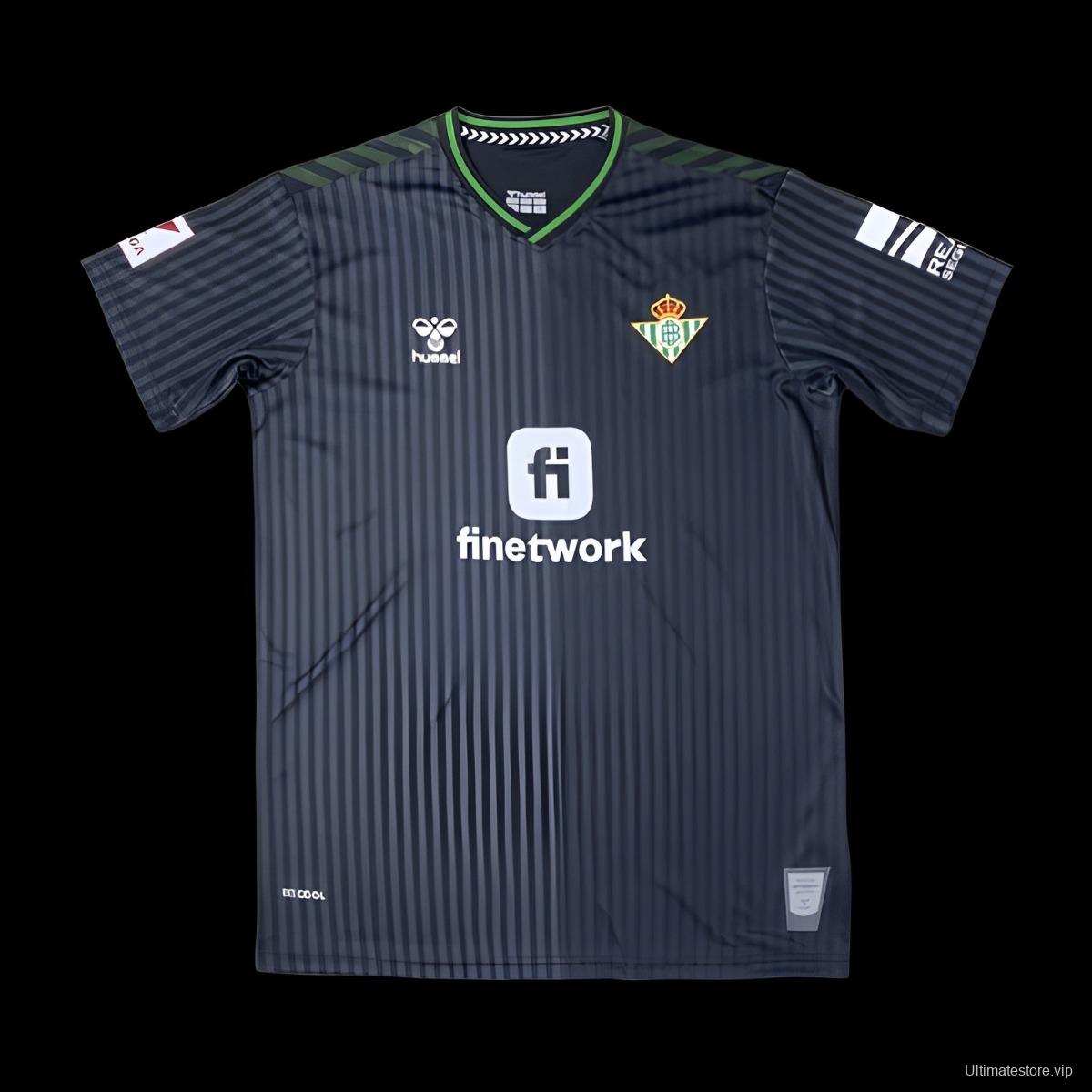 23/24 Real Betis Third Black Jersey