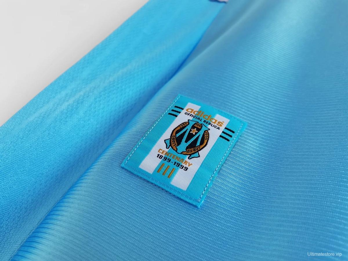 Retro 98/99 Marseille away Soccer Jersey