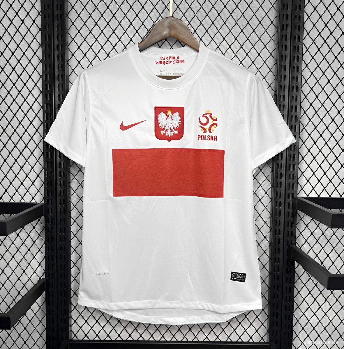 Retro 2012 Poland Home Jersey