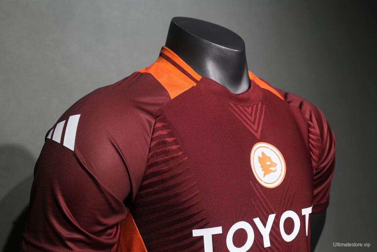 Player Version 24/25 AS Roma Home Pre-Match Jersey