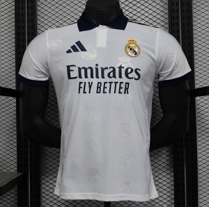 Player Version 24/25 Real Madrid White Pre-Match Jersey