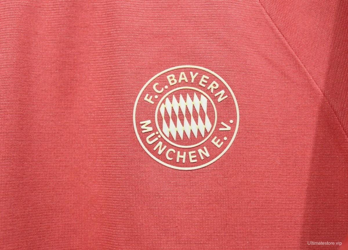 24/25 Bayern Munich Adidas Originals Red Cotton T-Shirts