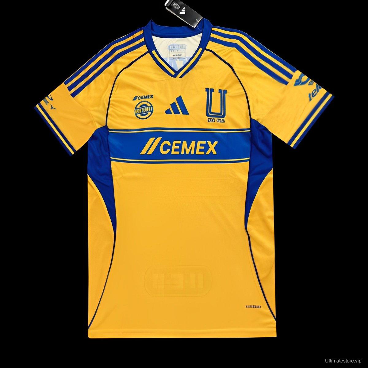 25/26 Tigres UANL Home Jeresy