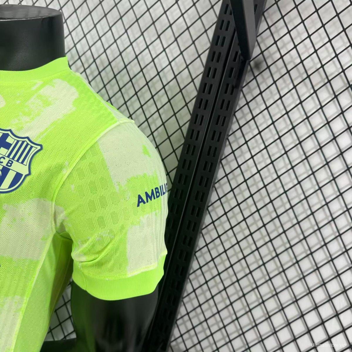 24/25 Barcelona x Travis Scott Third Green Jersey