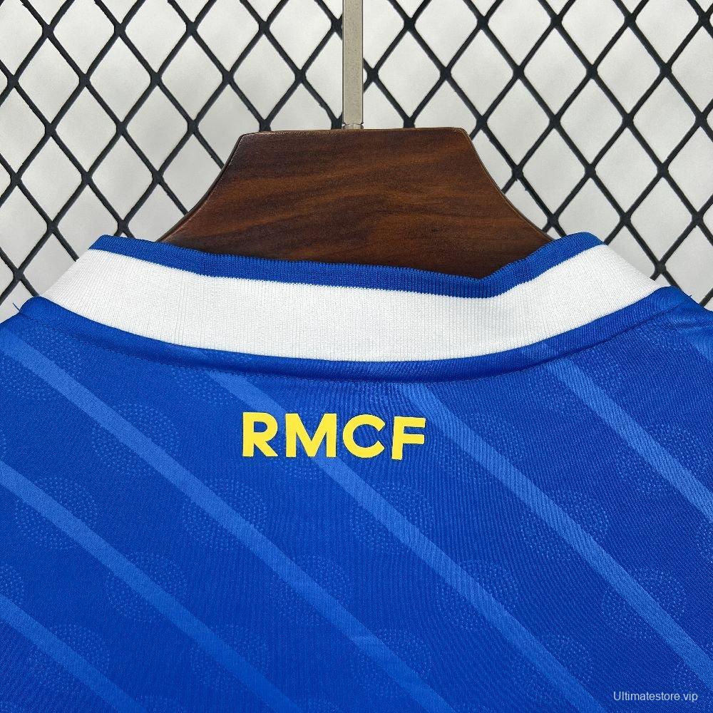 25/26 Real Madrid Third Blue Long Sleeve Jersey