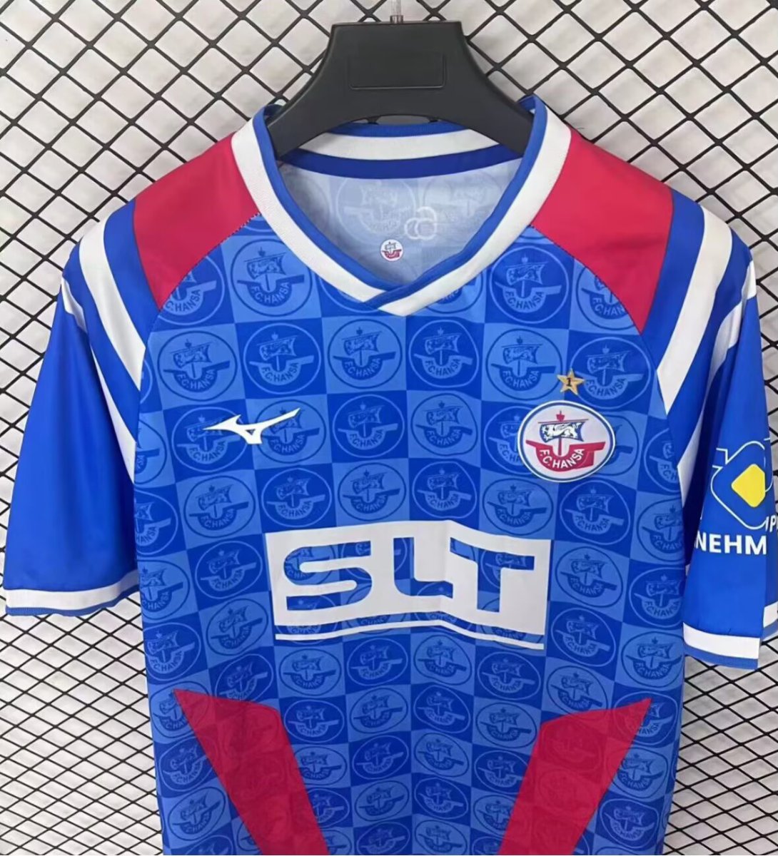 25/26 25/26 Hansa Rostock Home Jersey
