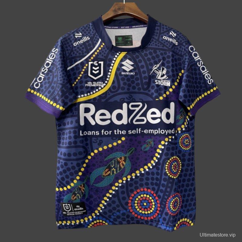 25/26 Melbourne Storm Navy with Indigenous Art Jersey