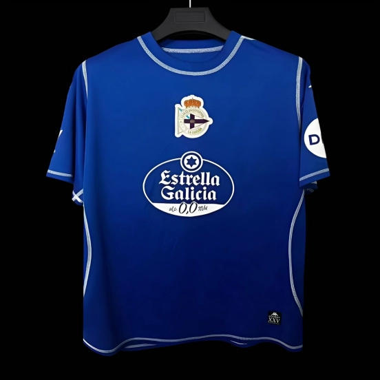 25/26 Deportivo de La Coruna 25th Blue Jersey