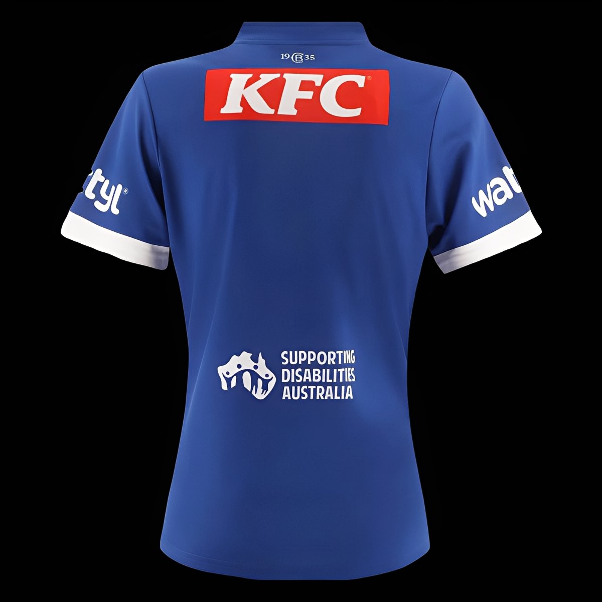 25/26 Canterbury-Bankstown Bulldogs Blue with White Chevron Home Jersey