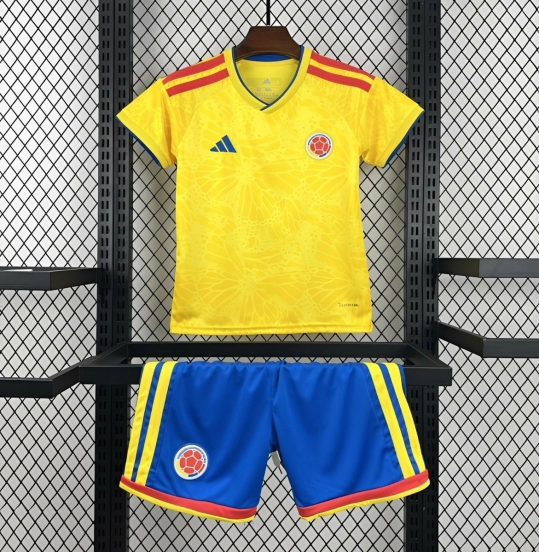2026 Kids Colombia World Cup Home Kit