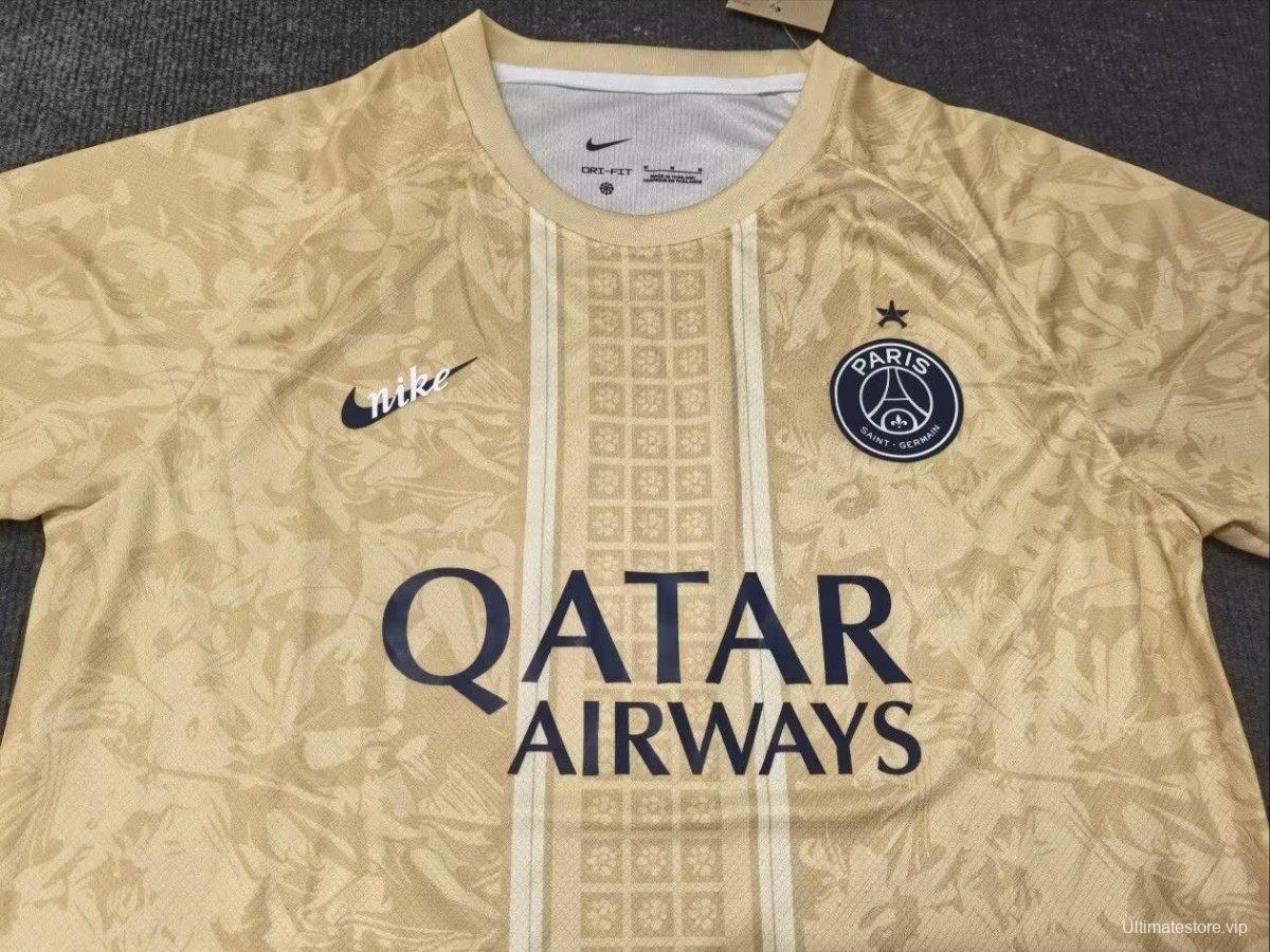 25/26 PSG Paris Saint-Germain Entrainement Beige Special Jersey