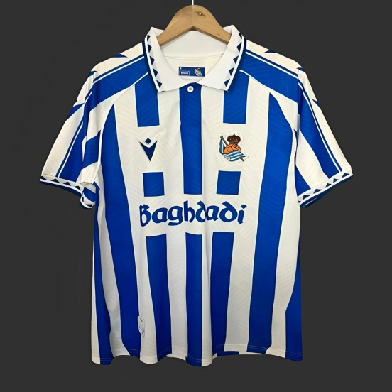 26/27 Real Sociedad Vintage Remake Home Jersey