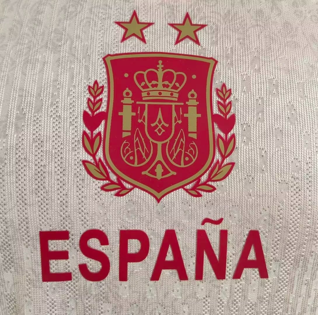 Player Version 2026 Spain National Team Away Heritage Pattern Jersey