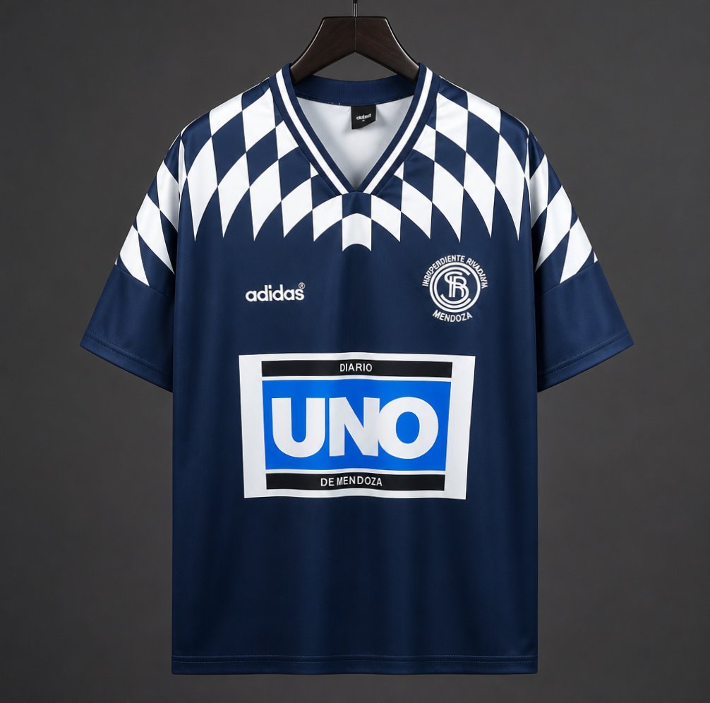 Retro 98/99  Independiente Rivadavia Mendoza Home Navy Blue Jersey