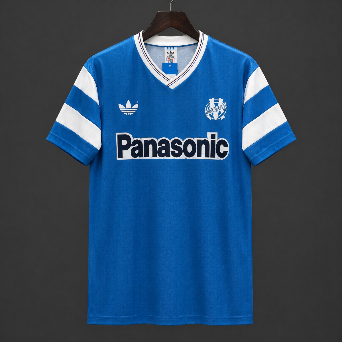 Retro 90/91 Olympique Marseille Away Soccer Jersey