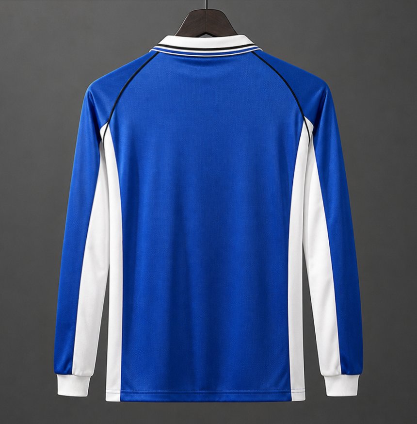 Retro 98/00 Schalke 04 Home Long Sleeve Jersey